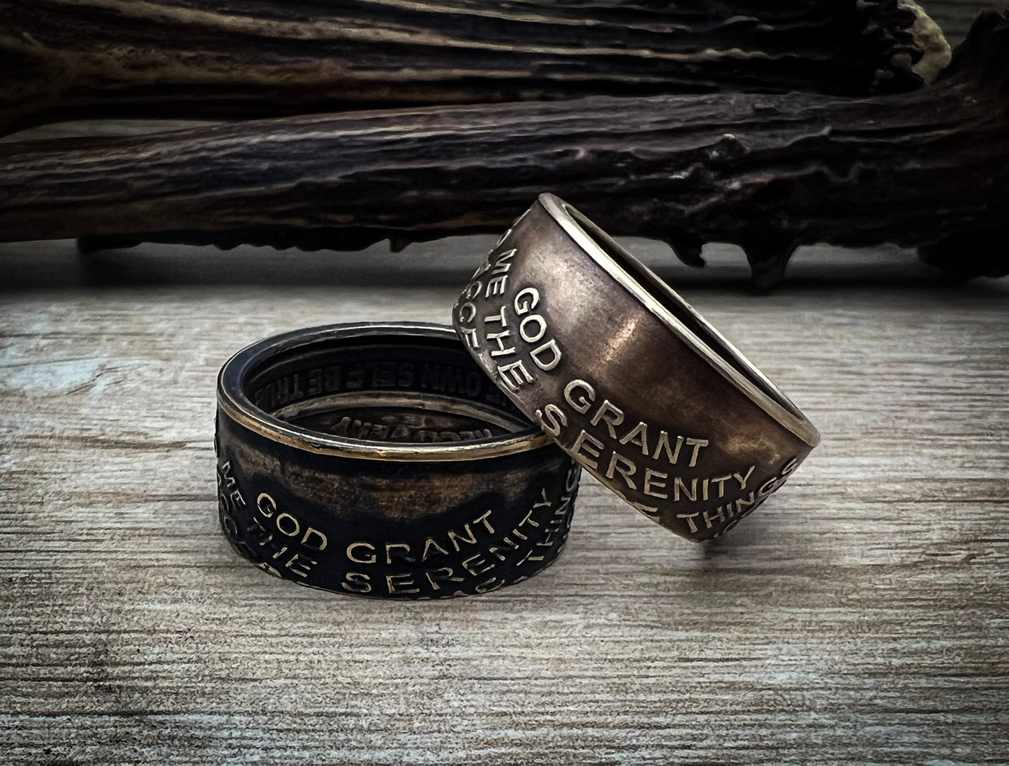 AA Recovery Coin Ring