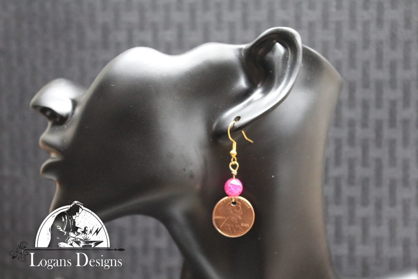 US Copper Penny | US Penny Earrings | Birthday Gift | Coin Jewelry | Penny Jewelry Unique Gift L8082