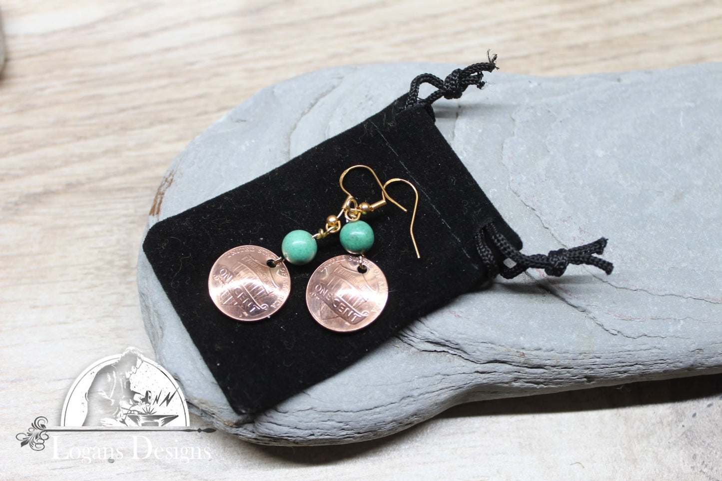 US Copper Penny | Domed US Penny Earrings | Birthday Gift | Coin Jewelry | Penny Jewelry Unique Gift L8076