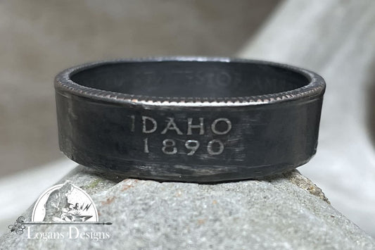Idaho US State Quarter Coin Ring