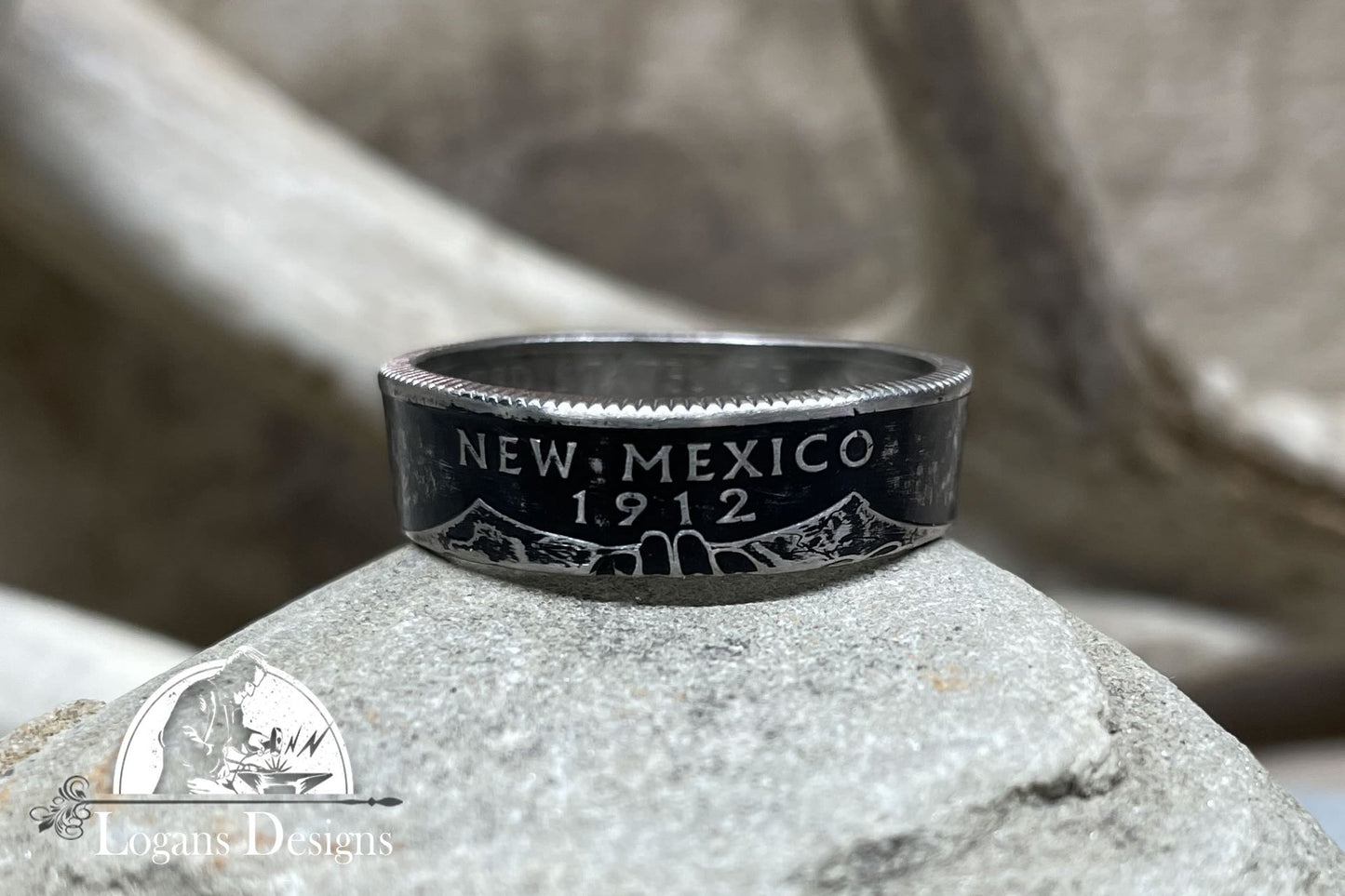 New Mexico US State Quarter Coin Ring