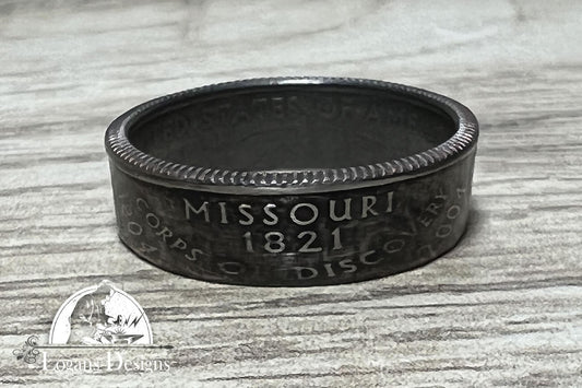 Missouri US State Quarter Coin Ring
