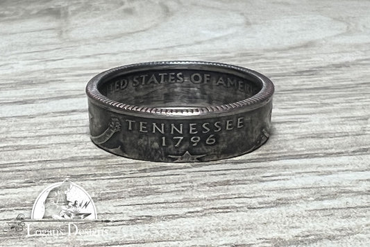 Tennessee quarter US State Quarter Coin Ring